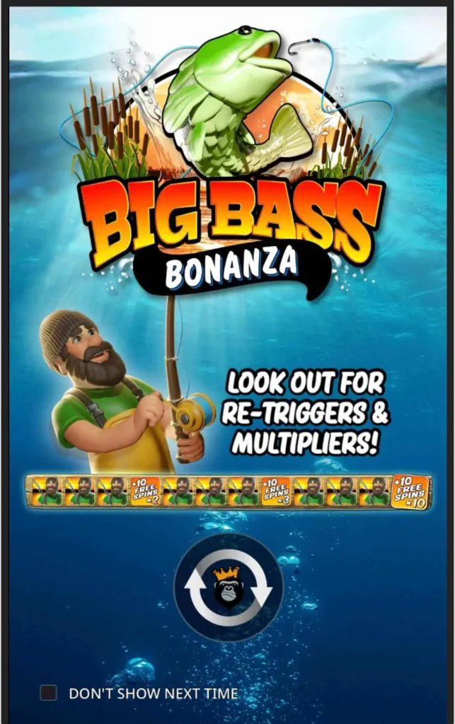play Big Bass Bonanza on mobile